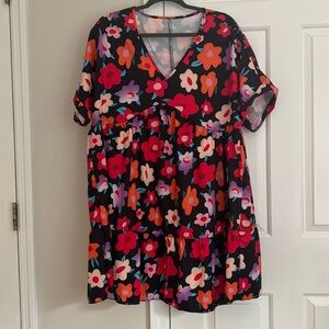Black Floral Dress